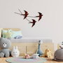 Wallity Wallow Accesorio de Pared de Metal Decorativo Multicolor